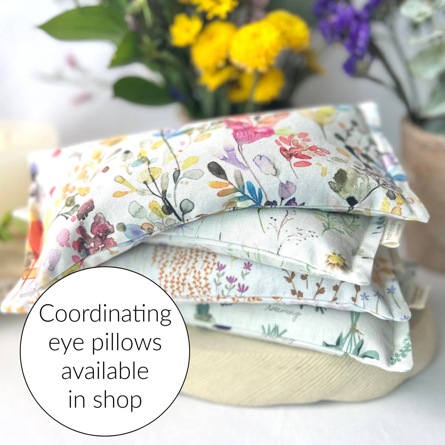 Neck Wrap : Pressed Flowers (Scented) / With Handles