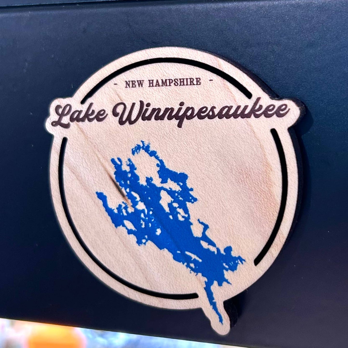 Lake CDA Custom Wooden Lake Magnets