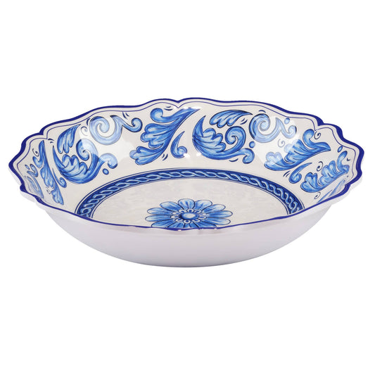 Veranda 100% Melamine Large Serving Bowl 13.75in x 2.75in