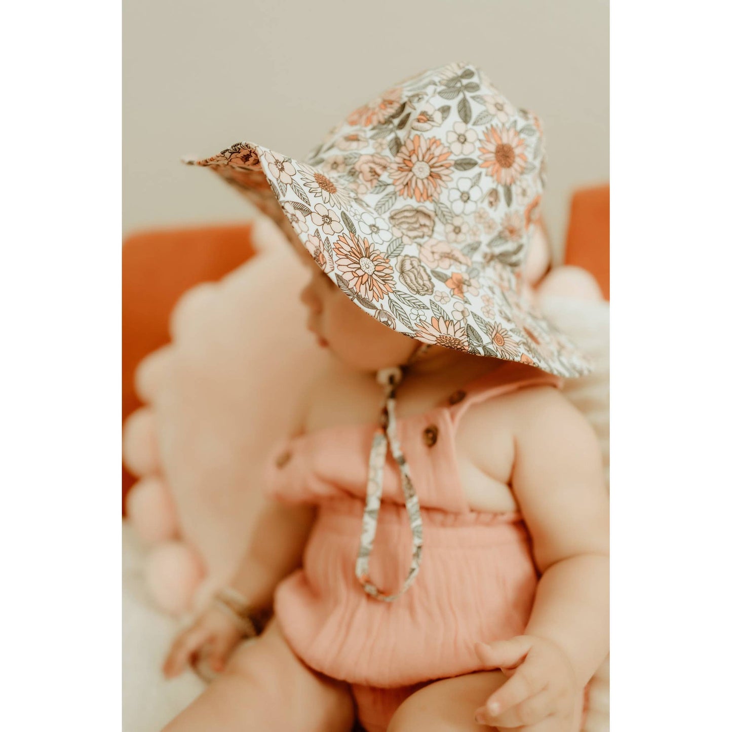 Vintage Flora Sunhat 0-6 months