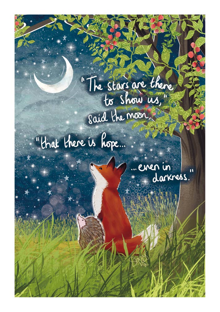 FRIENDSHIP HOPE DARKNESS CARD
