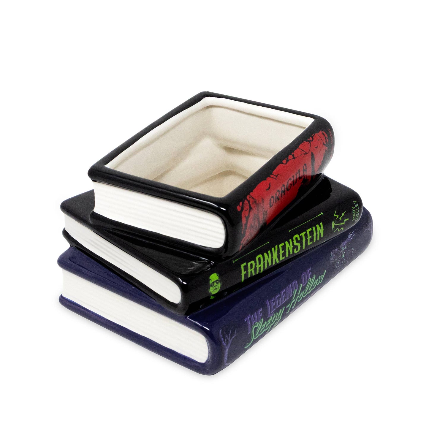 Stacked Book Planter - Sleepy Hollow