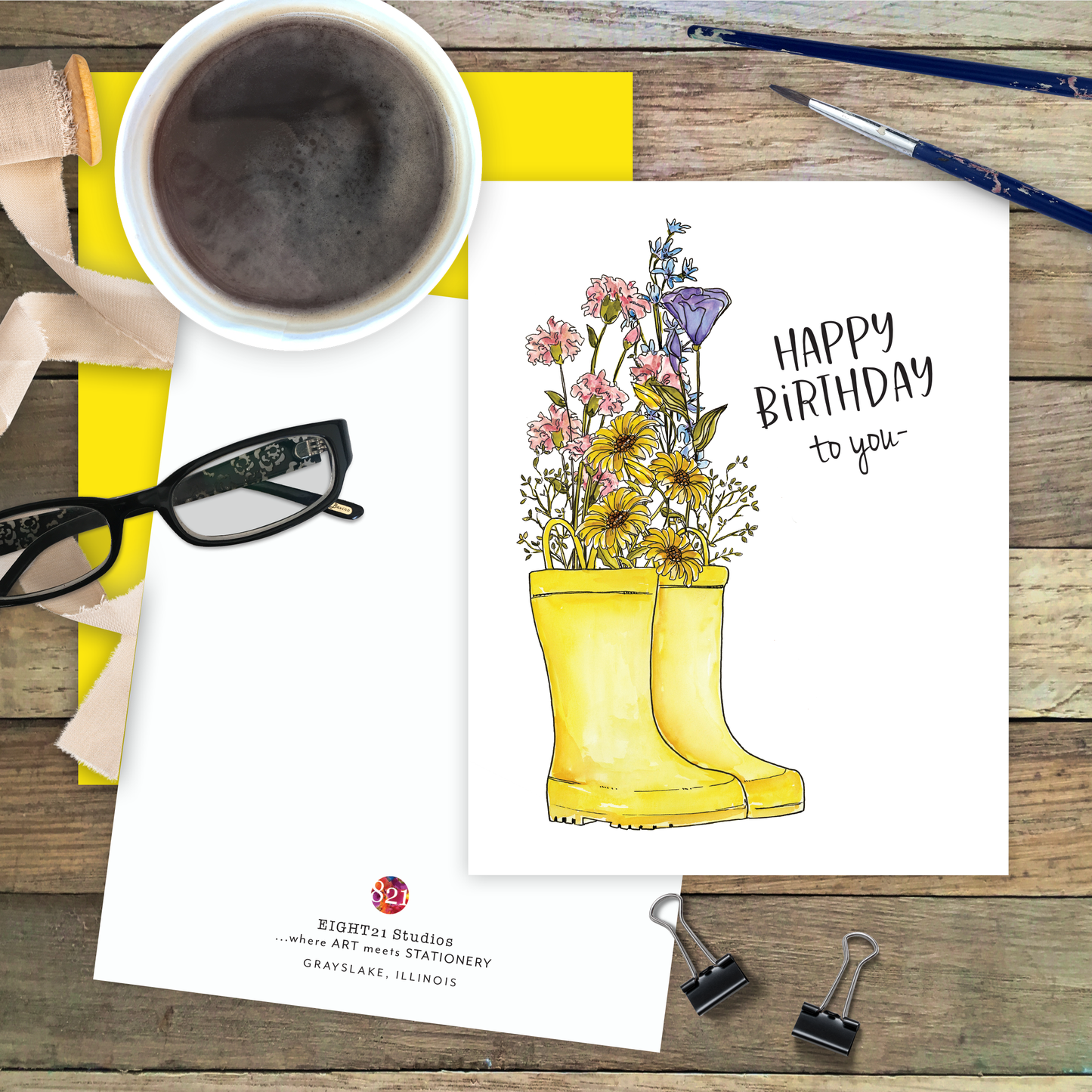 Happy Birthday Cards Rainy Day Birthday Card