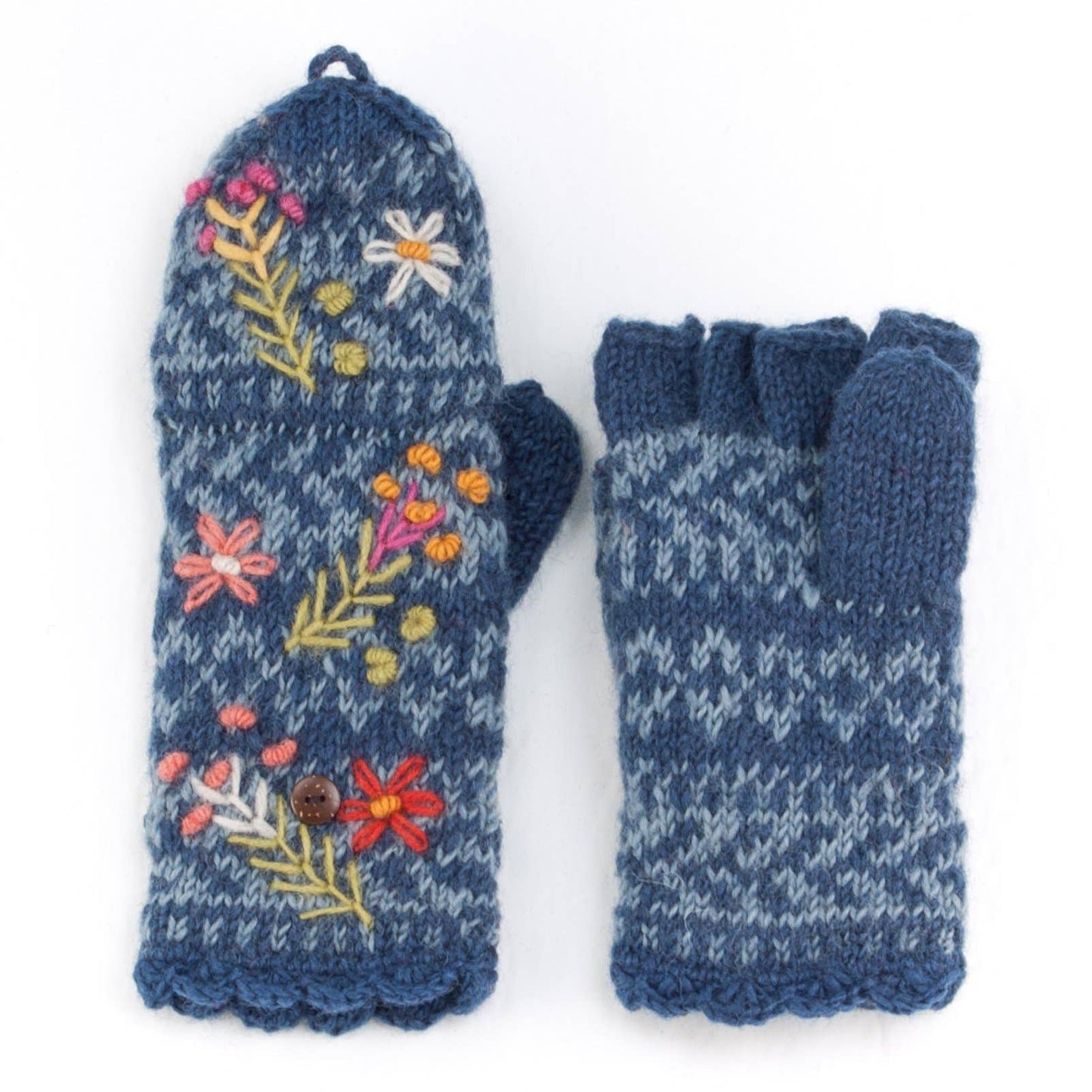 Sadie Finger Mittens - Black