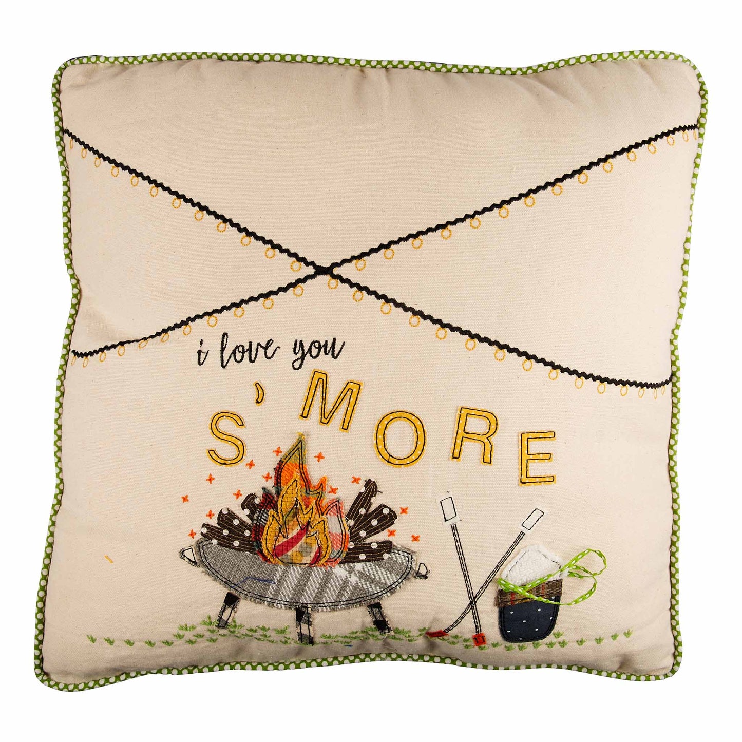 I Love You S'more Pillow