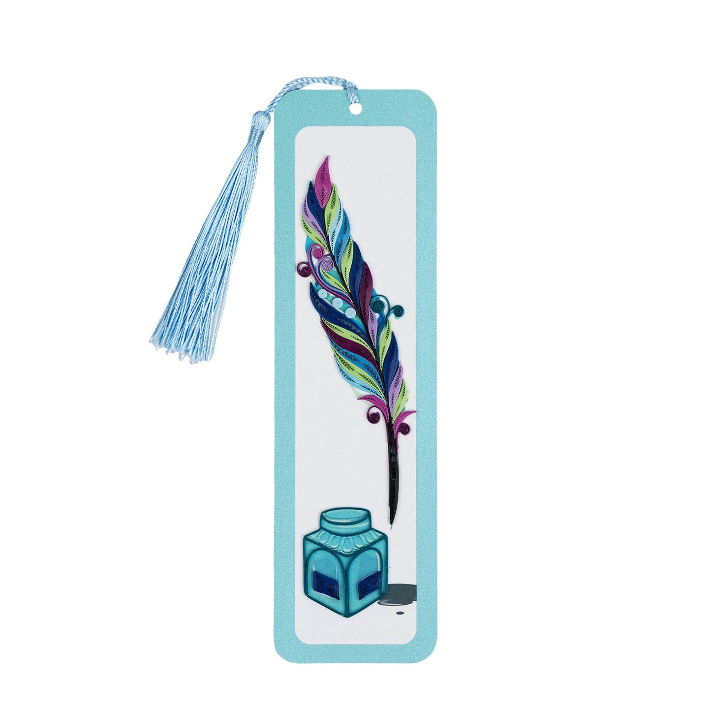 Quilled Paper Quill and Ink Bookmark