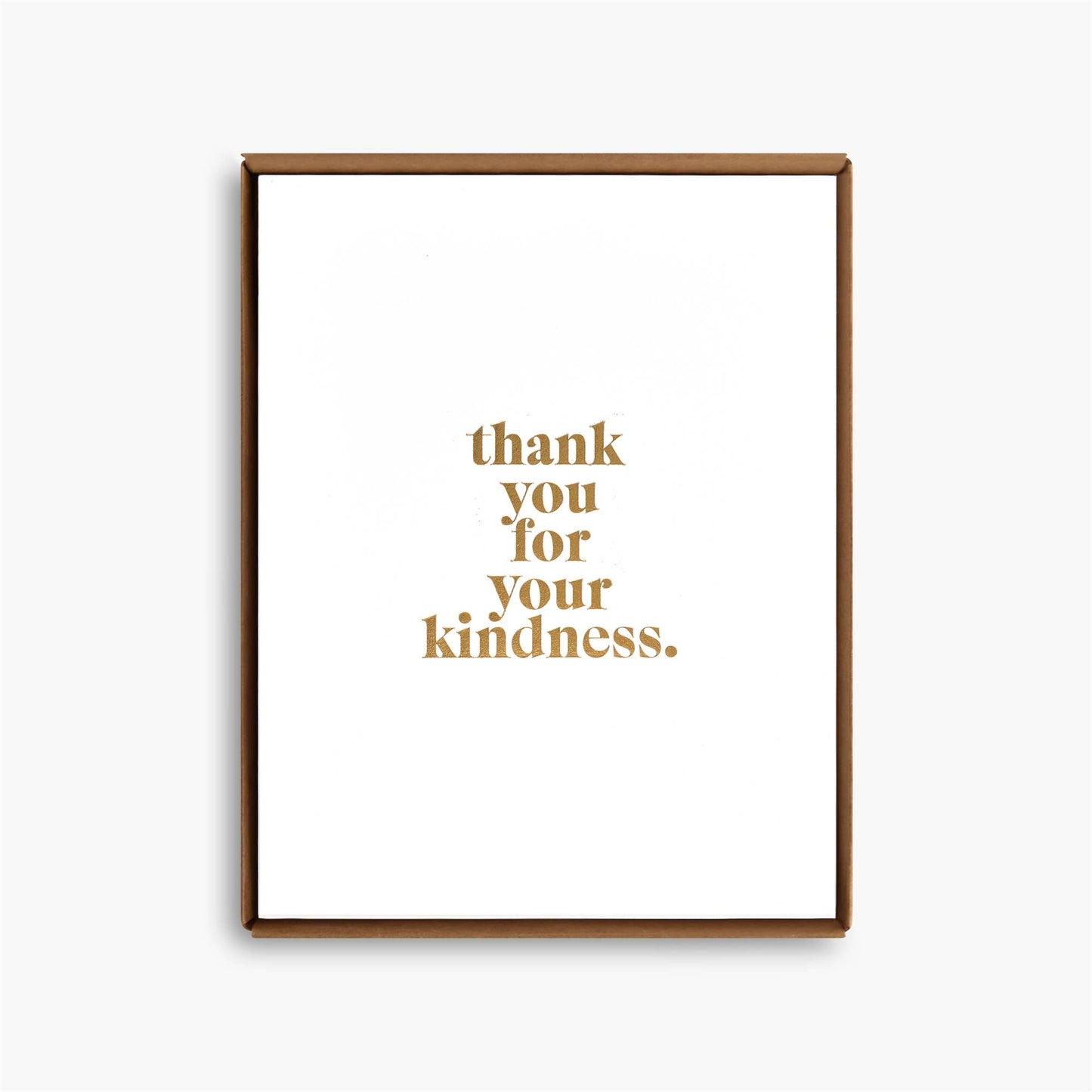 Thank You For Your Kindness Boxed Card - Set Of 6