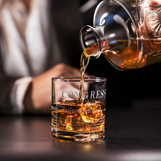 Declaration of Independence - Whiskey Glass - 12 oz