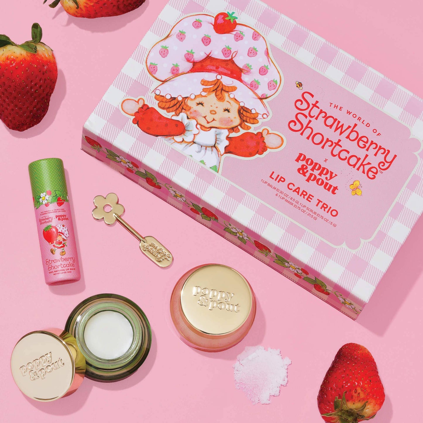 Strawberry Shortcake Lip Car Trio