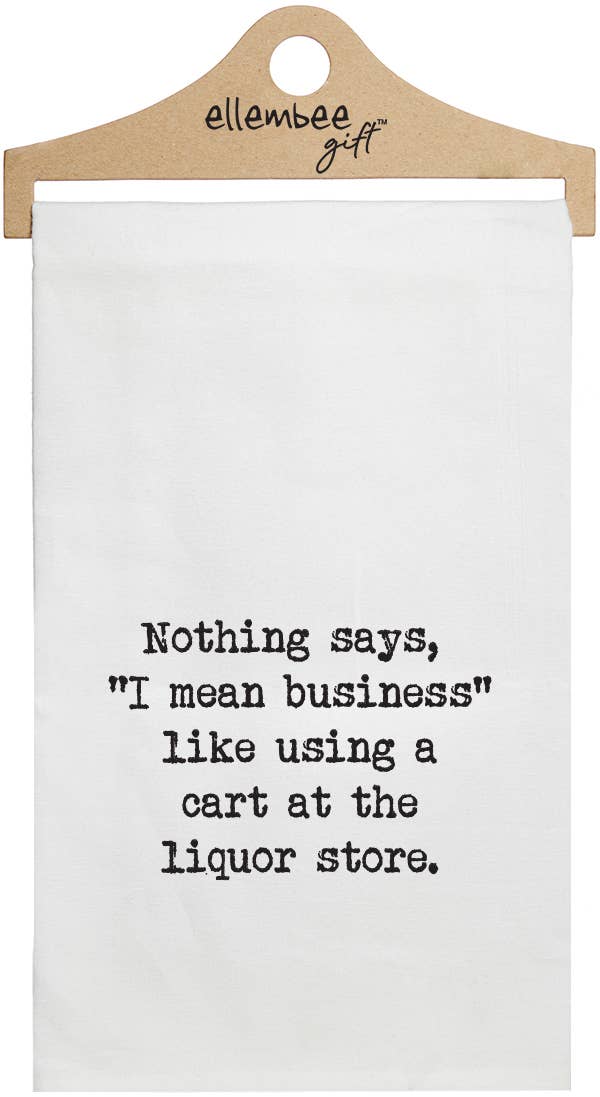 Nothing Means Business Towels