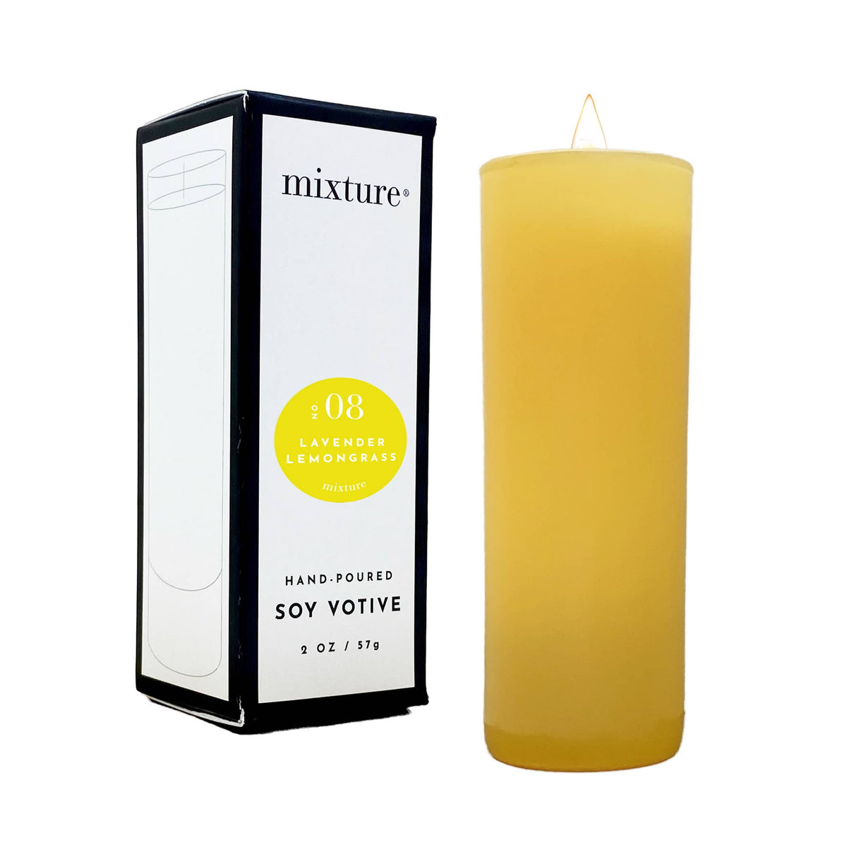 2 oz Yellow Votive: No / No 32 Apple Crisp