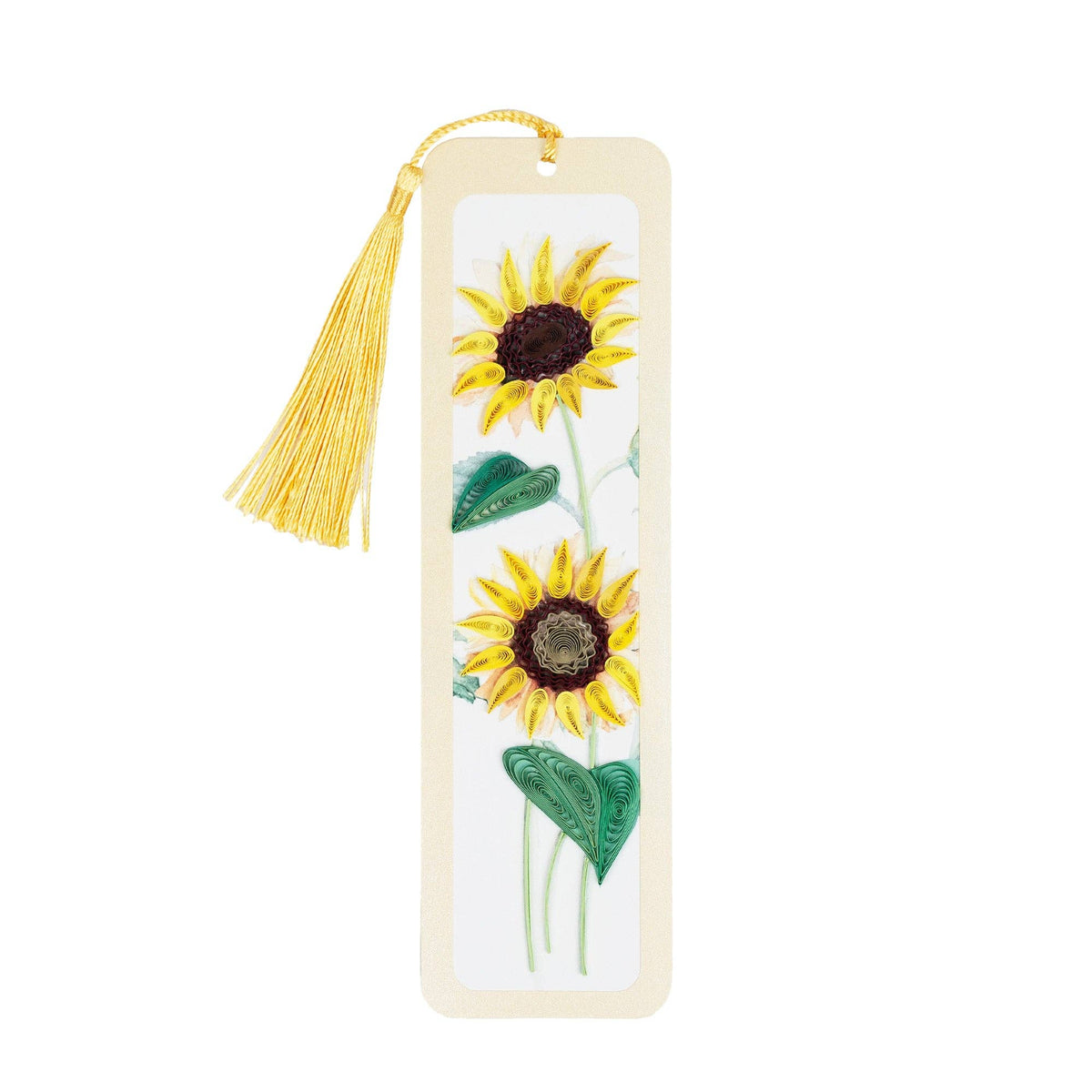 Quilled Paper Sunflowers Bookmark
