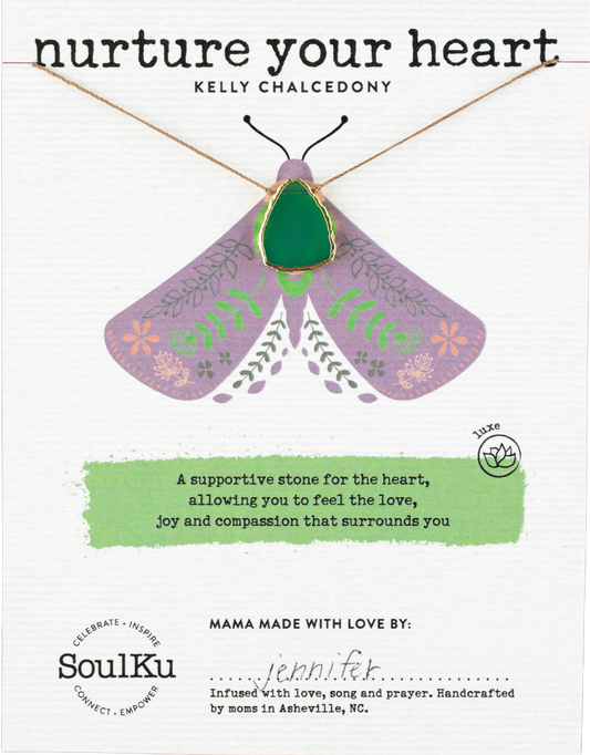 Kelly Chalcedony Alchemy Necklace for Nurture Your Heart