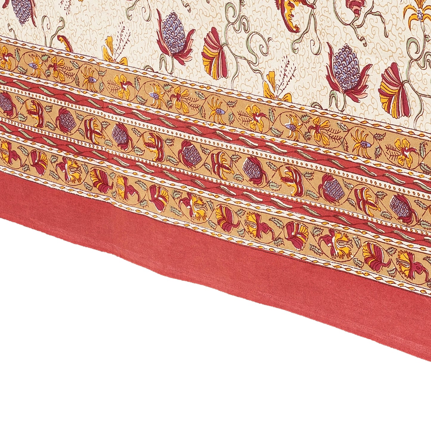 Fleurs des Indes | French Tablecloths: 71" x 106"