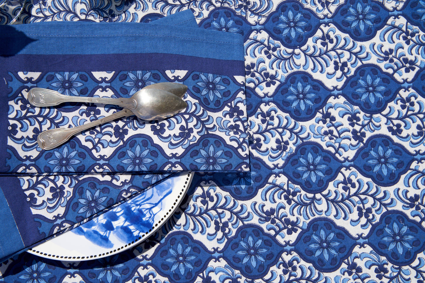 Azulejo Blue Napkins 19x19