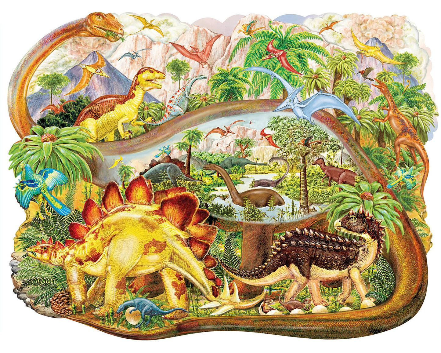 Jurassic Jumble Wooden Puzzle