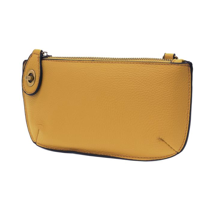 Mini Crossbody Wristlet Clutch Mustard