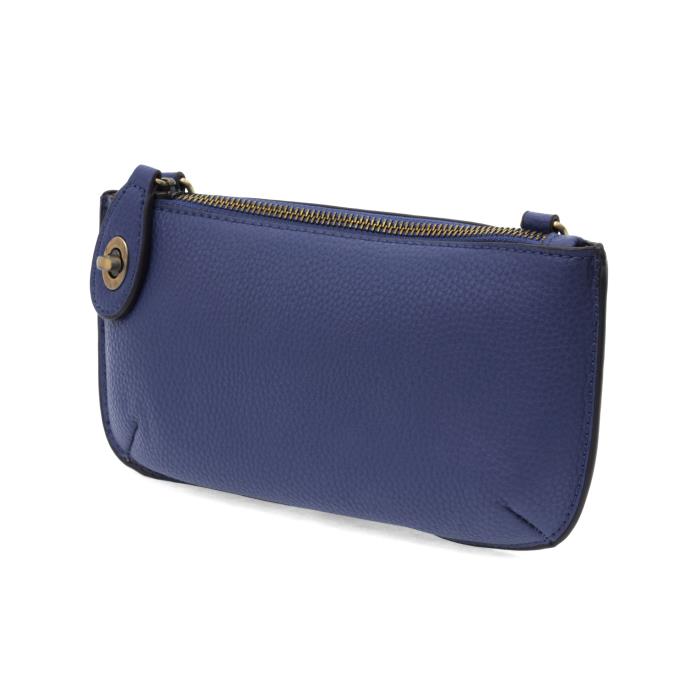 Mini Crossbody Wristlet Clutch Dark Cobalt