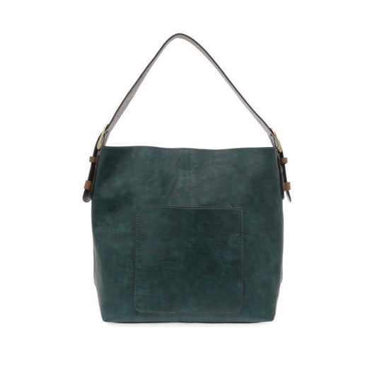 Hobo Coffee Handle Handbag - Vivid Deep Teal