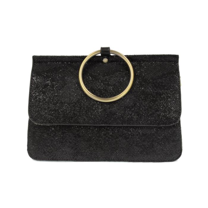 Aria Ring Bag - Black Python