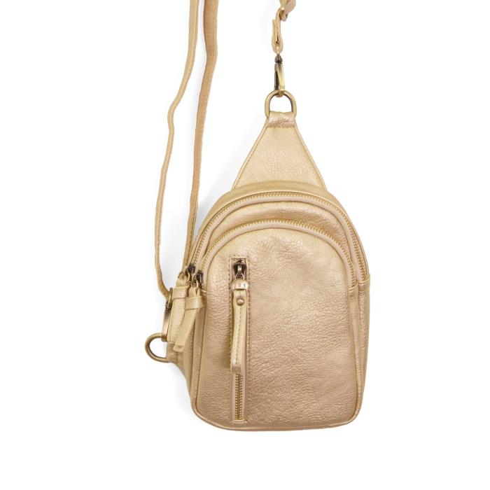 Skylar Sling Bag - Metallic Gold