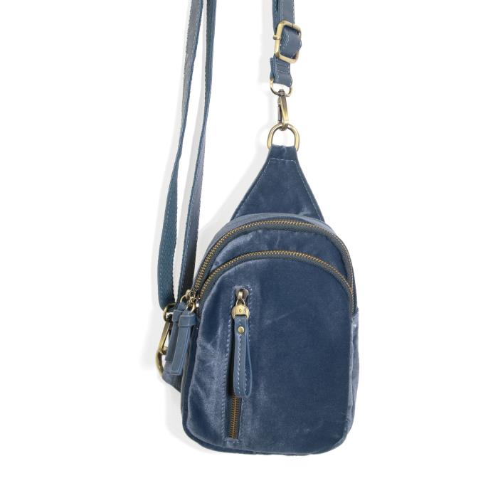 Skyler Sling Bag Sapphire Velvet