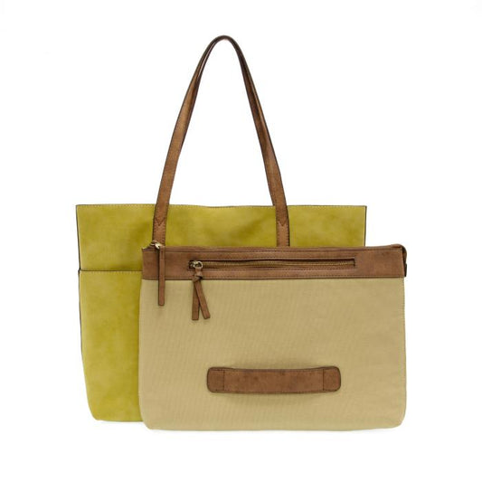 Danica Tote W/Laptop Sleeve - Buttercup