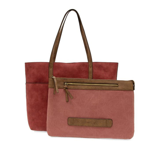 Danica Tote W/Laptop Sleeve - Rust