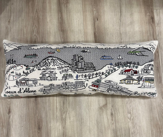Custom Embroidered Scenic CDA Pillows - 35"
