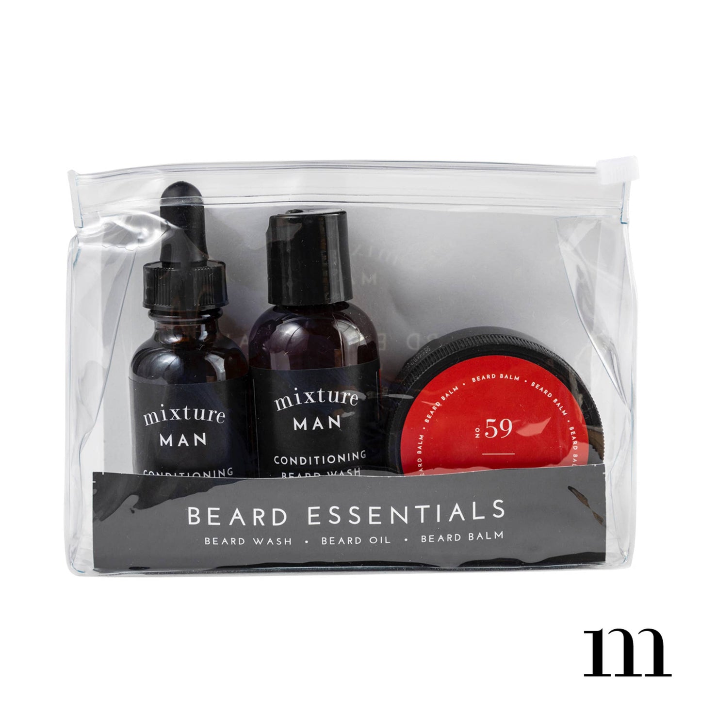 Mixture Man Beard Essentials Gift Set: No 70 Sandalwood & Amber