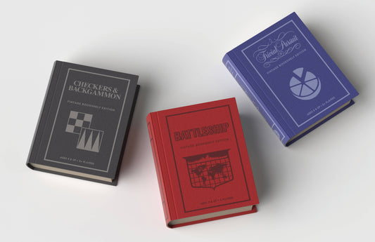WS Game Company Checker/Backgammon Vintage Bookshelf Edition