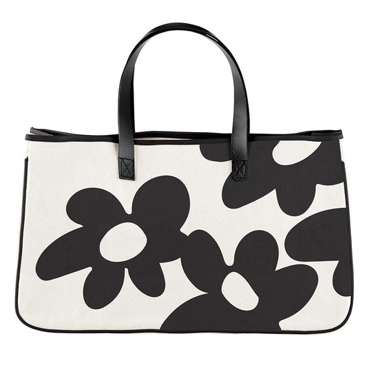 Flowers Canvas Pattern Tote