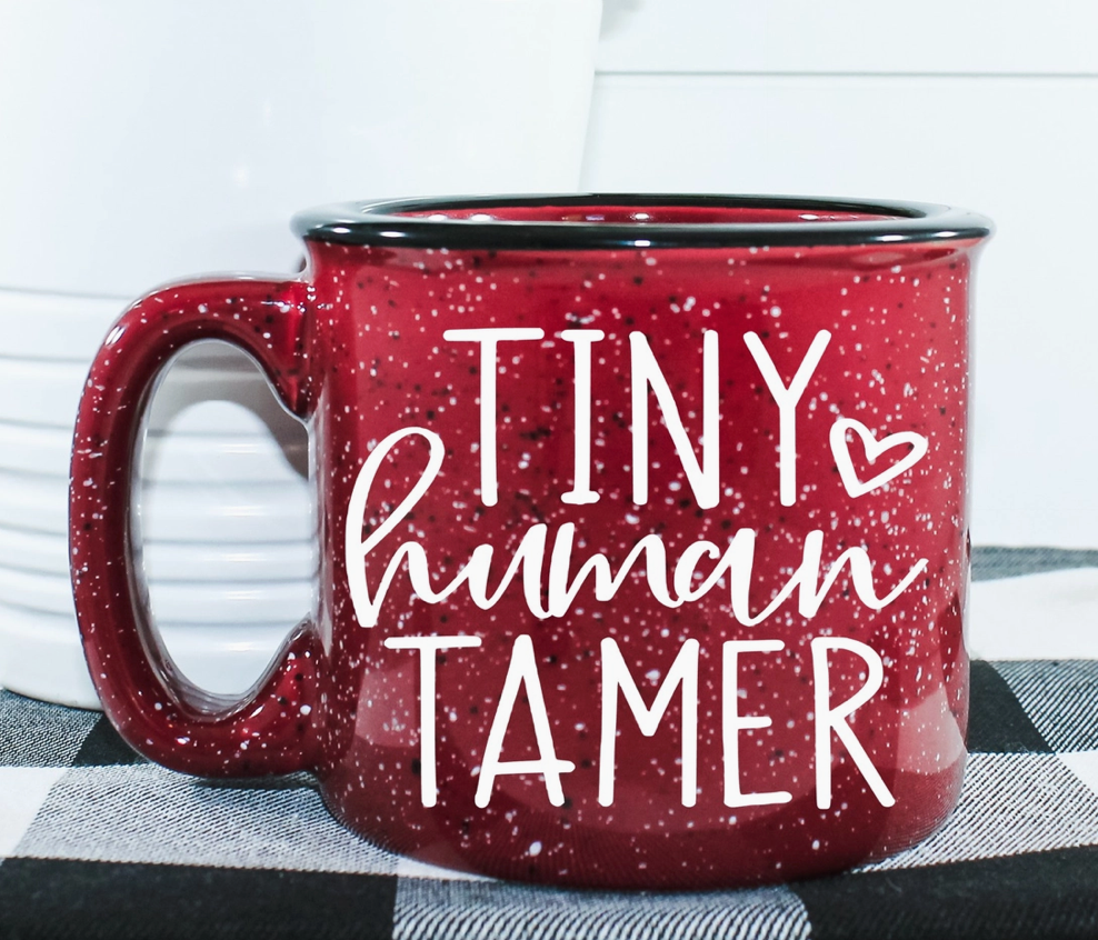 Tiny Human Tamer Camp Mug