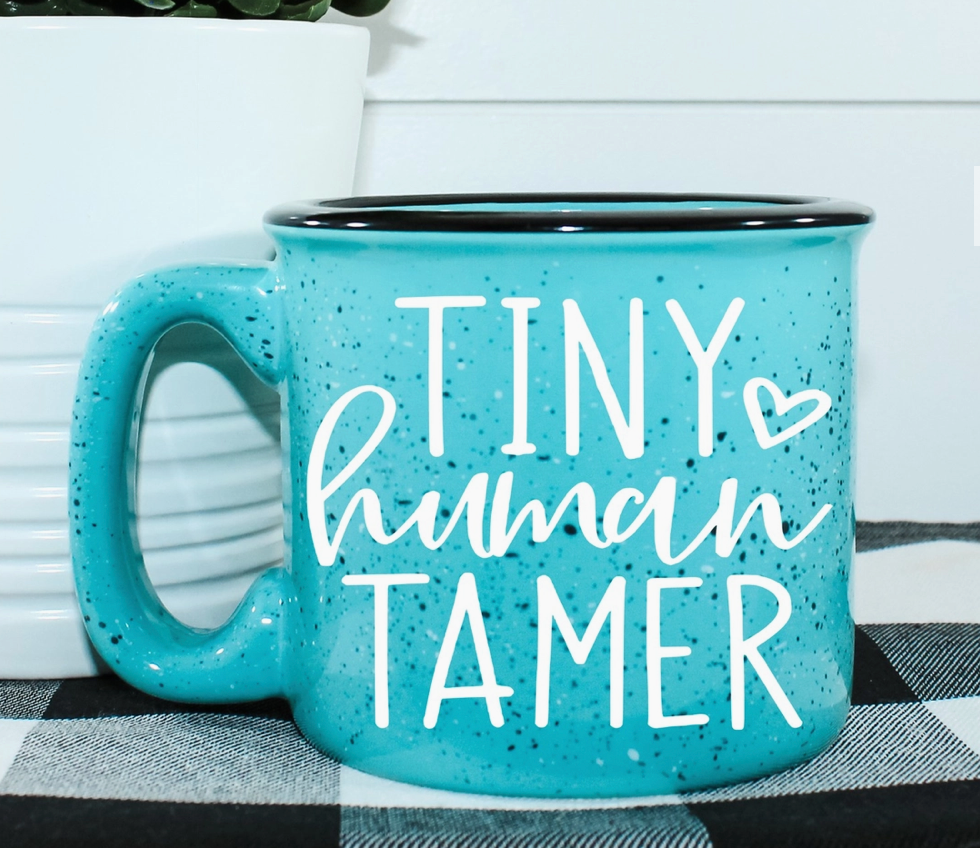 Tiny Human Tamer Camp Mug