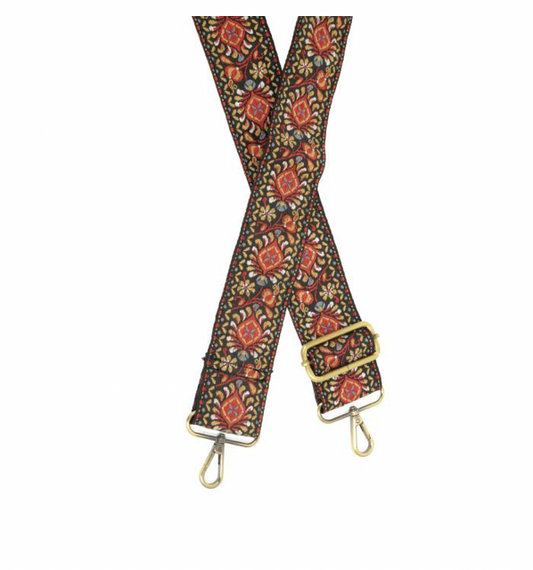 Medallion Embroidered Guitar Strap