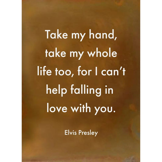 Take My Hand - Elvis