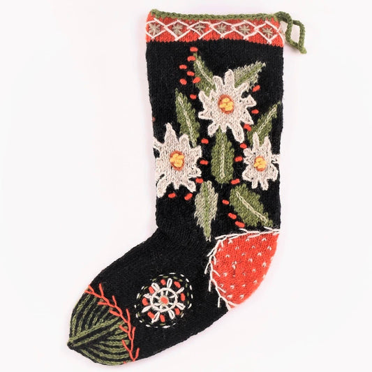 Edelweiss Stocking - Black