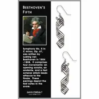 Beethoven's Fifth Earrings