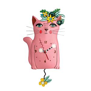 Pretty Kitty Clock & Planters