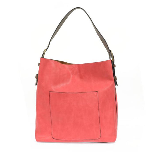 Hobo Handbag Azalea Pink/Coffee Handle