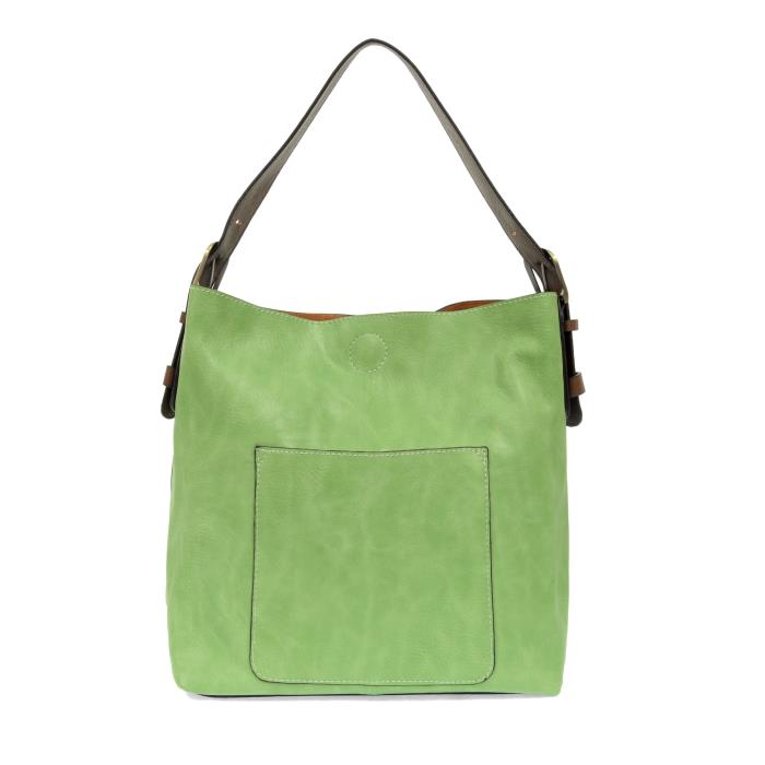 Hobo Handbag Spring Green/Coffee