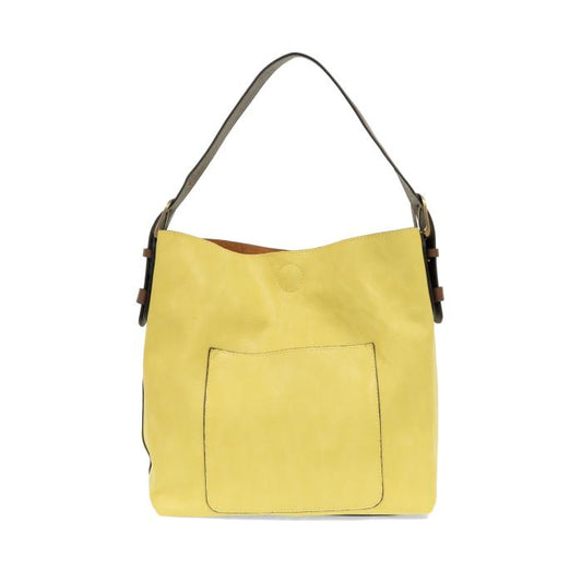 Hobo Handbag Lemon Zest/Coffee