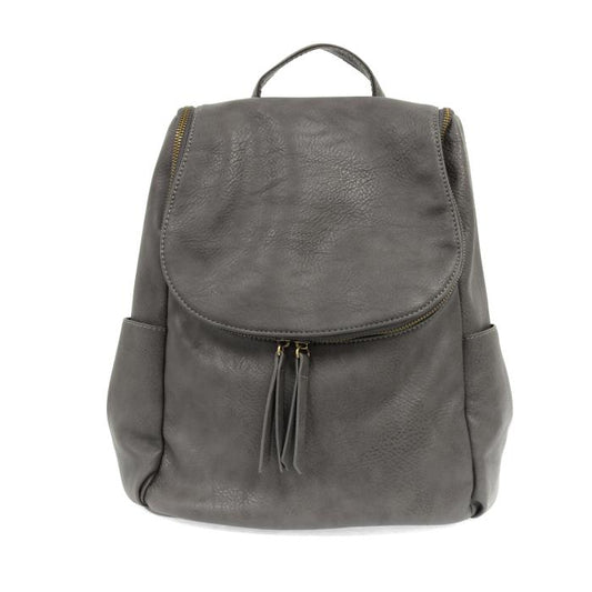 Kerri Side Pocket Backpack Charcoal