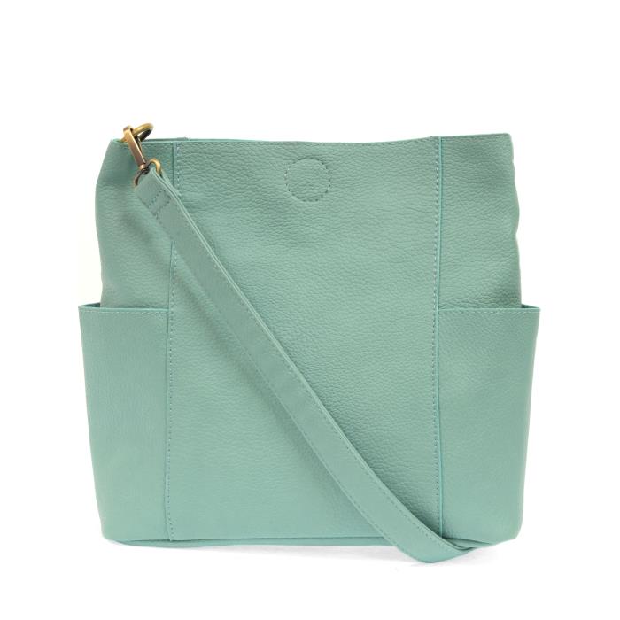 Kayleigh Side Pocket Bucket Bag Turquoise