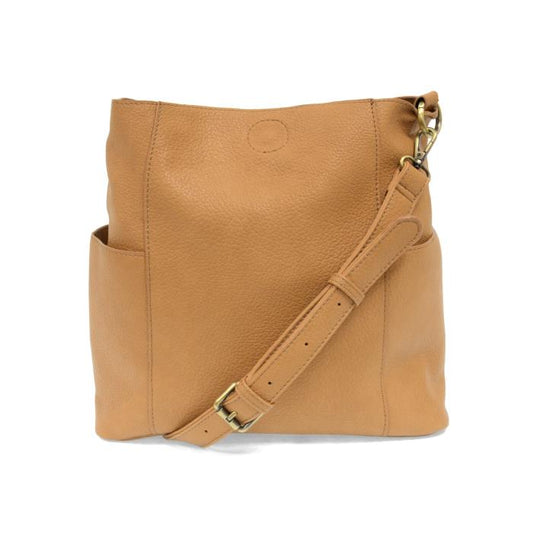 Kayleigh Side Pocket Bucket Bag Warm Tan