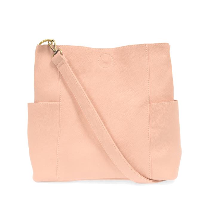 Kayleigh Side Pocket Bucket Bag Petal