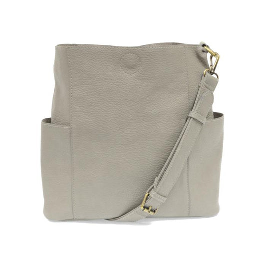 Kayleigh Side Pocket Bucket Bag Classic Grey