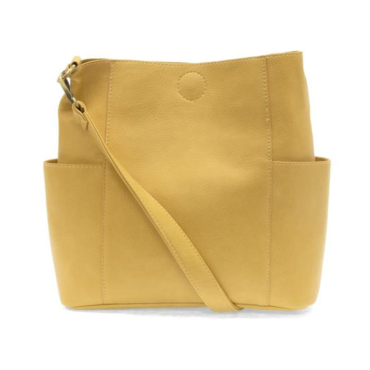 Kayleigh Side Pocket Bucket Bag Butter