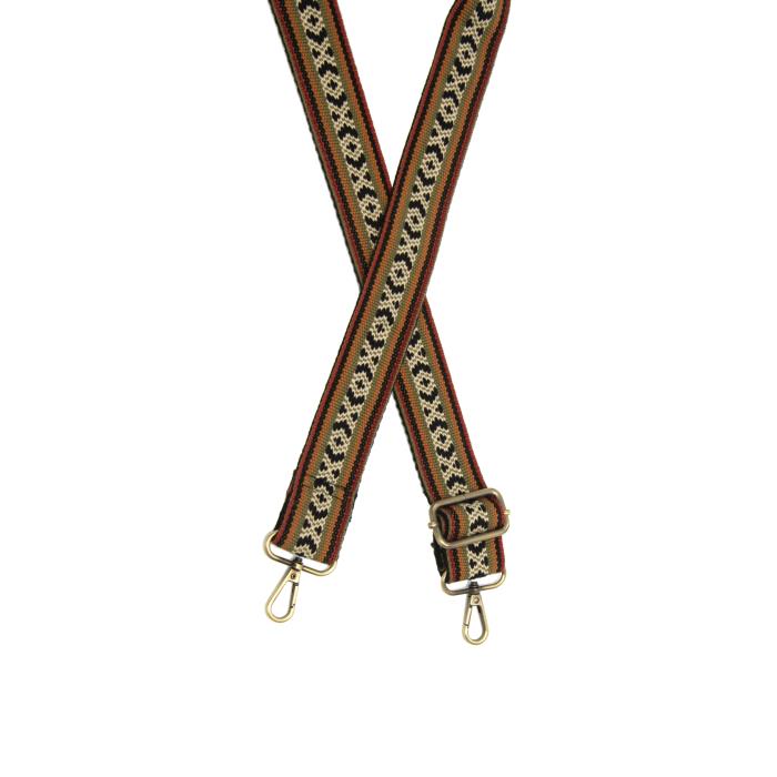 X's & O's Embroidered Guitar Strap