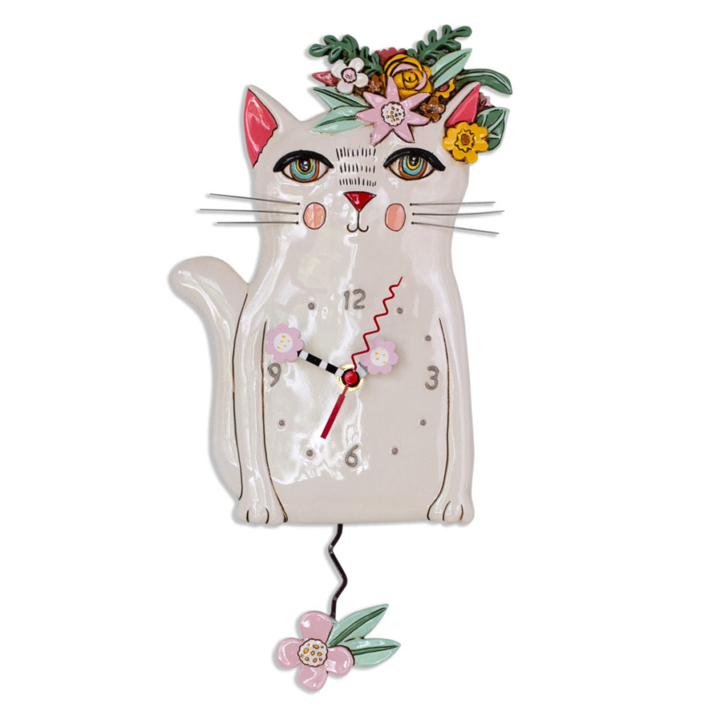Pretty Kitty Clock & Planters